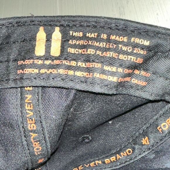 Vintage Pittsburgh Pirates MLB Black Hat Embroidered P in Yellow Pirate Patch M - Picture 7 of 9